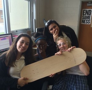 Our 2nd skateboard after we learned from our mistakes.